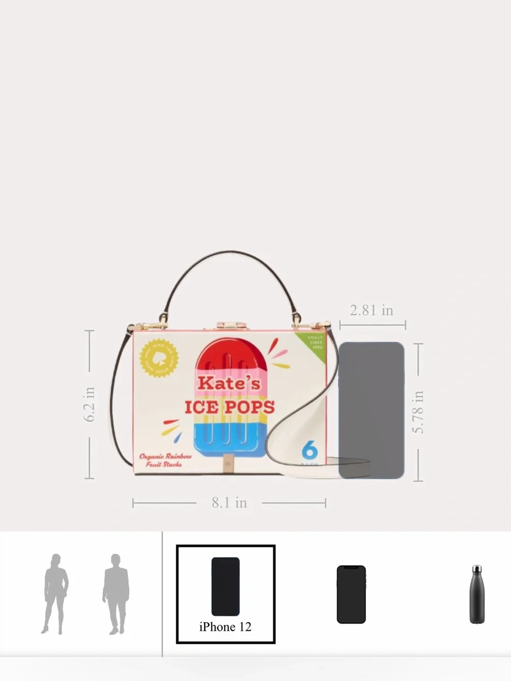 Kate Spade Snack Bar Popsicle Crossbody Bag MSRP $429